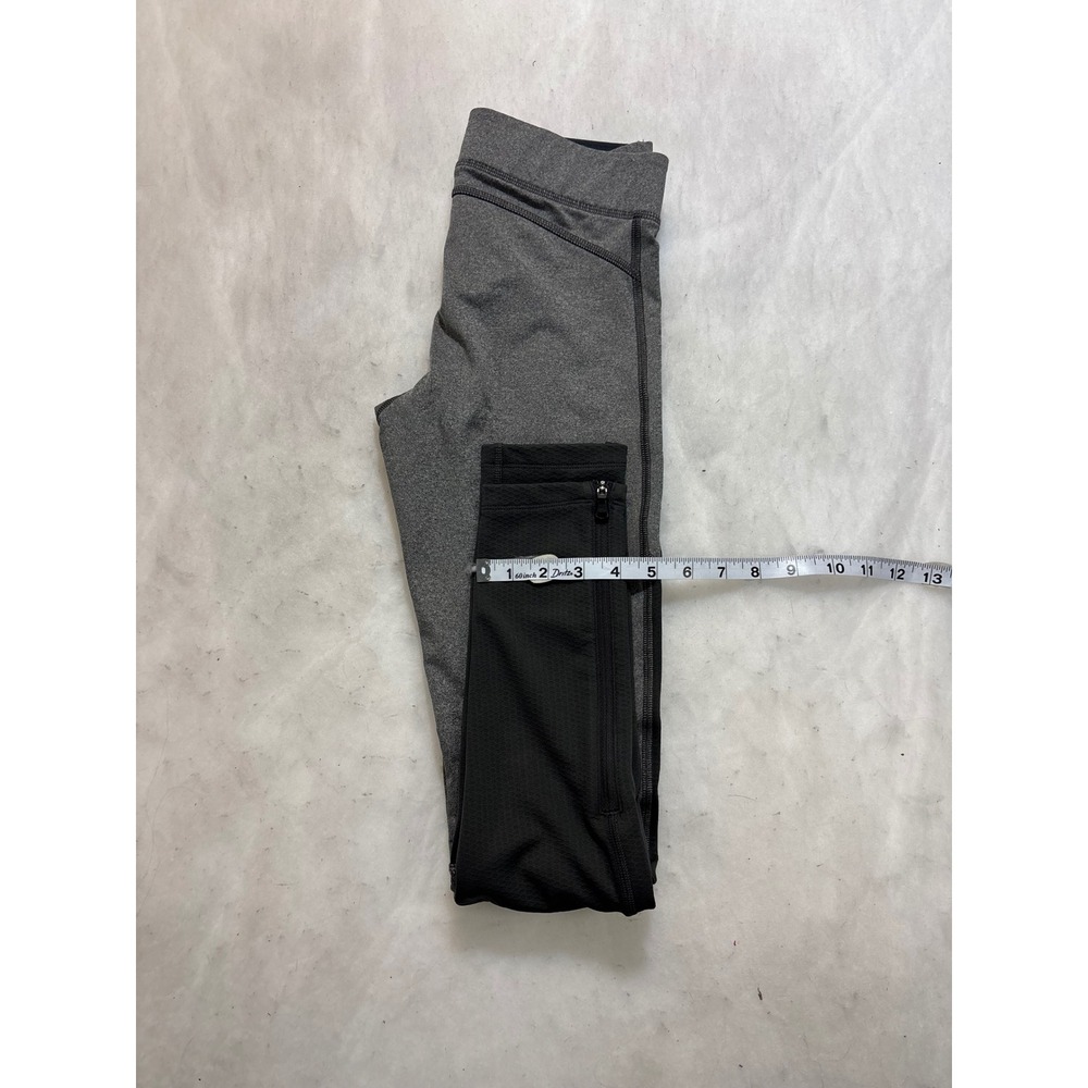 Under Armour Womens Compression Leggings Black Grey HeatGear Athletic Fitness Sm - Picture 12 of 12